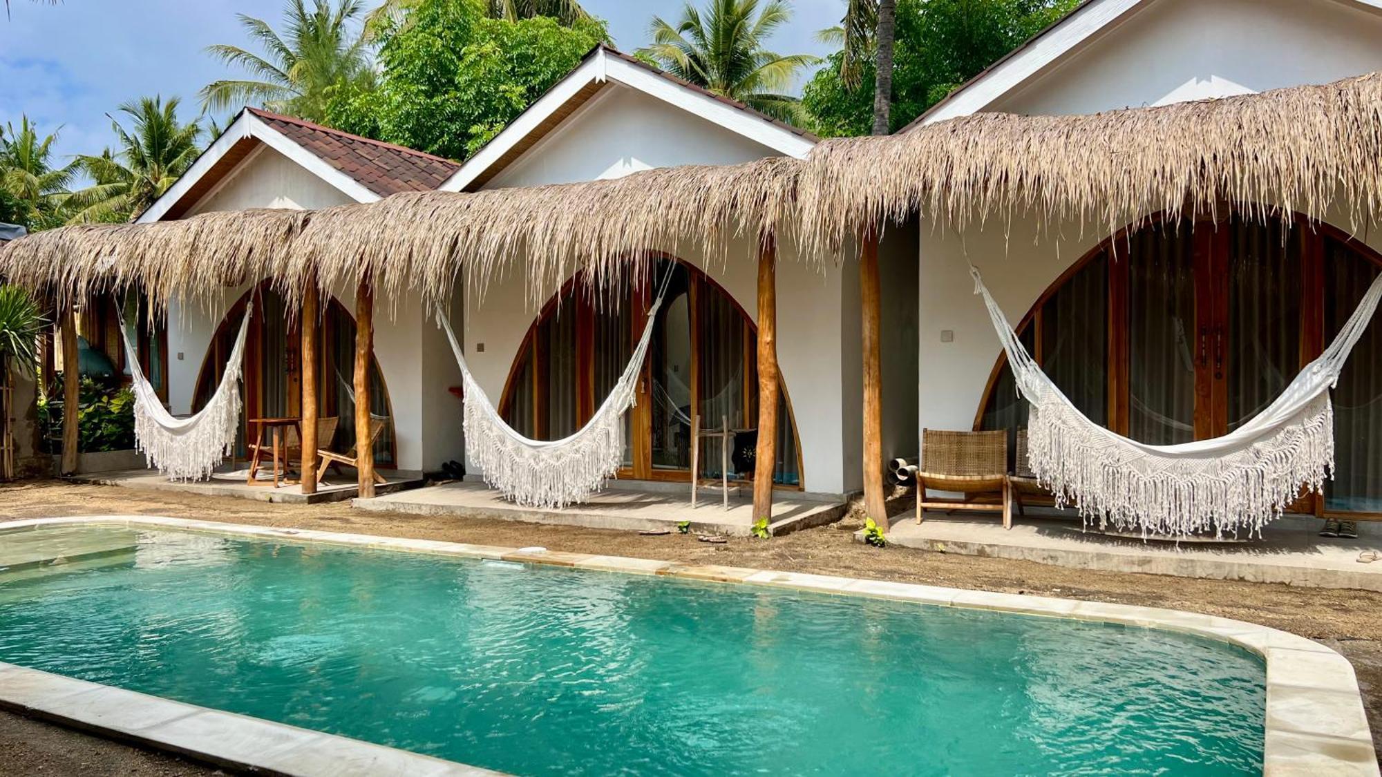 Rumah Canaria Bungalow ギリ・トラワンガン エクステリア 写真